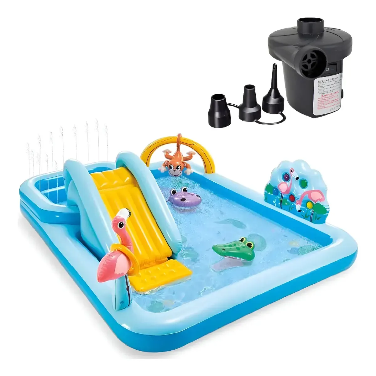 Piscina Playground Aventura Na Floresta 493 Litros Mais 57 L